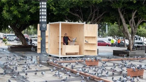 Tarihi Ulu Çarşı Meydanı’na Yeni Bir ‘güvercinevi’