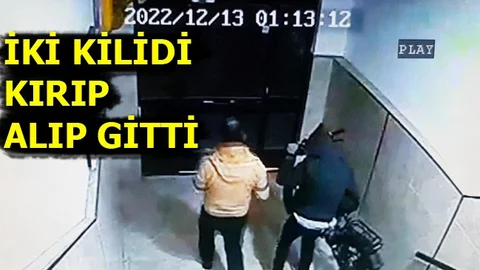 Mersin'de Bisiklet Hırsızlığı Kamerada