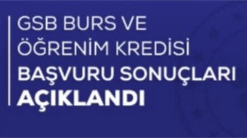 Burs ve Öğrenim Kredisi Sonuçları Açıklandı