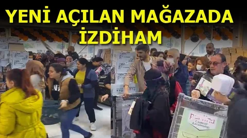 Mersin'de İndirim İzdihamı