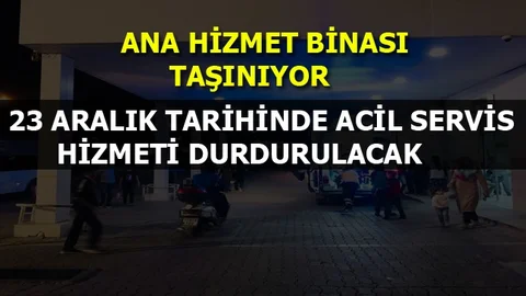 23 Aralık Tarihinde Tarsus Devlet Hastanesi Yeni Hizmet Binasına Taşınıyor