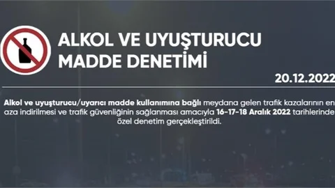 Ülke Genelinde Alkol ve Uyuşturucu/uyarıcı Madde Denetimi Gerçekleştirildi