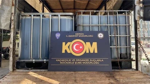 Mersin Polisinden Kaçak Akaryakıt Operasyonu