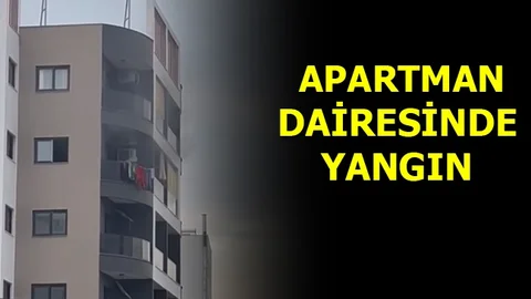 Apartman Dairesinde Yangın Çıktı