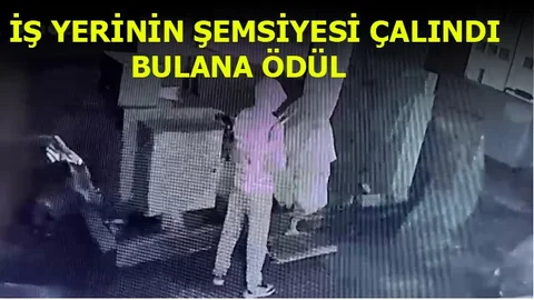 İş Yerindeki Şemsiye Çalındı, Getirene Ödül