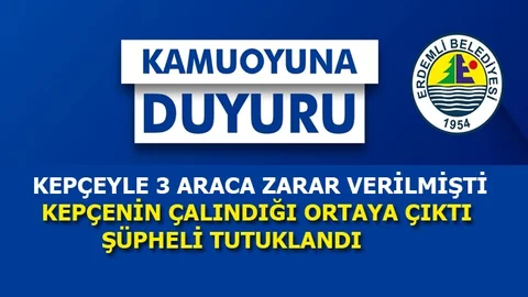 Mersin'de Çaldığı Kepçe İle 3 Araca Zarar Vermişti: Tutuklandı