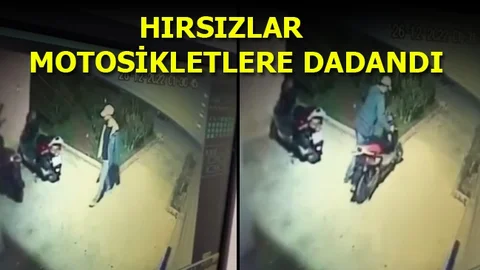 Mersin'de Motosiklet Hırsızlığı
