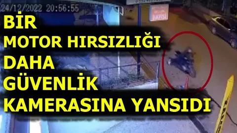 Mersin'de Motosiklet Hırsızlığı