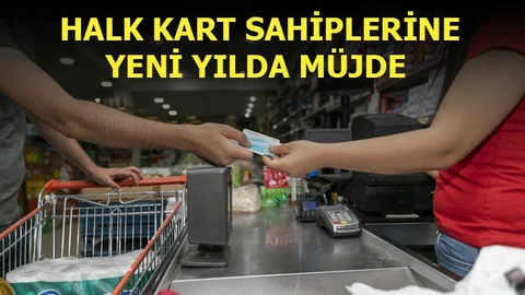 Halk Kart Sahiplerine Yeni Yılda Müjde
