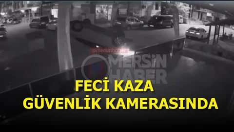 Feci Kaza Saniye Saniye Güvenlik Kamerasına Yansıdı