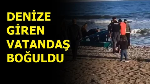 Denize Giren Vatandaş Boğuldu