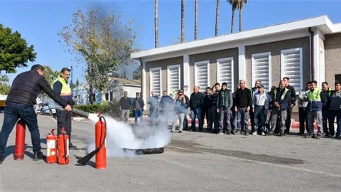 MESKİ Personeli, Yangın Tatbikatı ve Eğitimlerine Katıldı
