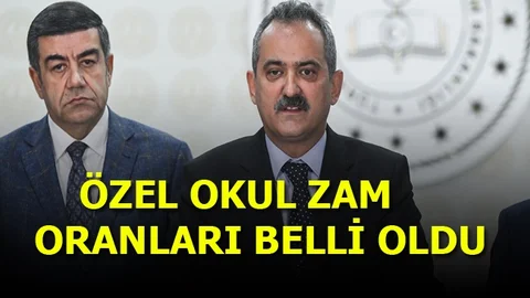 Özel Okul Ücretlerindeki Zam Oranı Belli Oldu