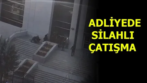 Mersinde Adliye Önünde Silahlı Çatışma: 1 Yaralı