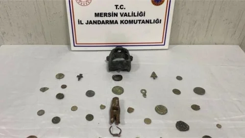 Mersin'de Jandarmadan Tarihi Eser Kaçakçılığı Operasyonu