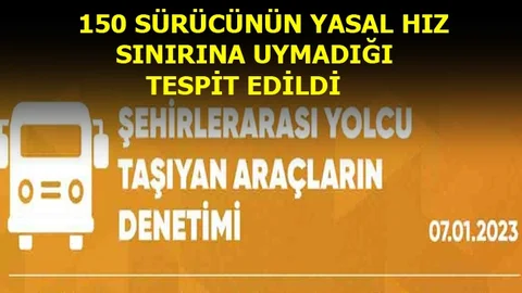Şehirlerarası Yolcu Taşıyan Araçların Denetimi Gerçekleştirildi