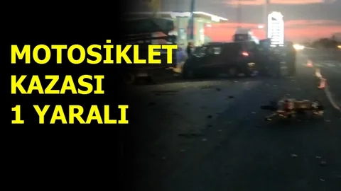 Mersin'de Motosiklet Kazası