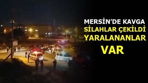 Mersin'de Silahlı Kavga, Yaralılar Var