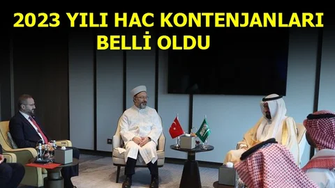 2023 Yılı Hac Kontenjanı Belli Oldu