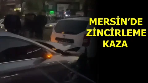 Mersin'de Zincirleme Kaza