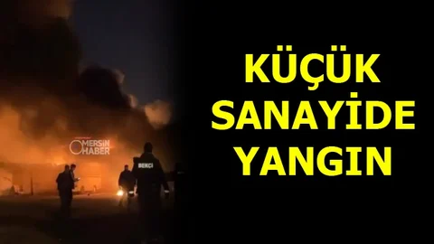 Küçük Sanayide Yangın!