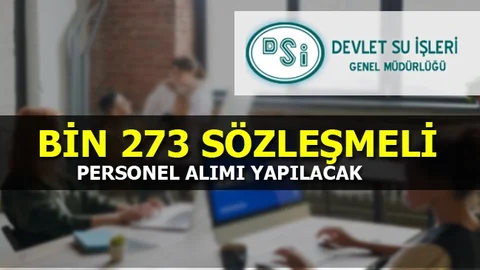 Devlet Su İşleri Personel Alımı Yapıyor
