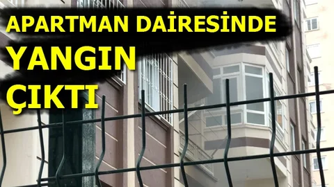 Apartman Dairesinde Yangın!