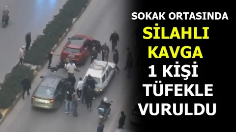Mersin'de Silahlı Kavga,1 Kişi Vuruldu