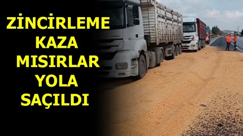 Adana-mersin Otoyolunda Zincirleme Kaza