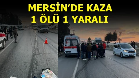 Pikap Elektrikli Motosiklete Çarptı, 1 Ölü 1 Yaralı