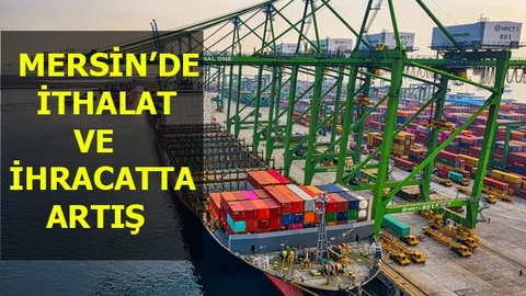 Mersin'de Aralık Ayı İthalat ve İhracat Rakamları Açıklandı
