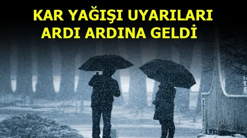 Meteoroloji Kar Uyarısında Bulundu