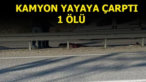 Aracın Çarptığı Yaya Hayatını Kaybetti