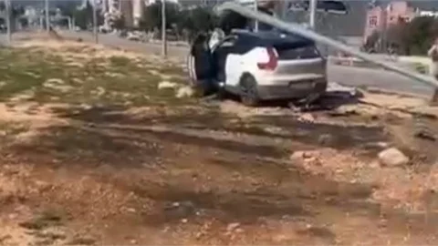 Araç Motosiklete Çarptı 1ölü