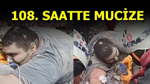 Depremden 108 Saat Sonra Mucize Kurtuluş
