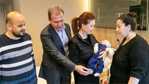 Mersin Büyükşehir Yardıma Koştu, Minik Ali Eren Dünyaya Gözlerini Mersin’de Açtı