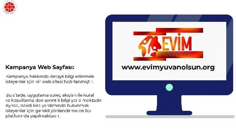 Depremzedeler İçin "Evim Yuvan Olsun" Kampanyası