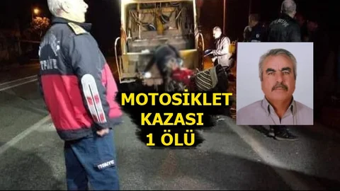 Mersin'de Motosiklet Kazası: 1 Ölü