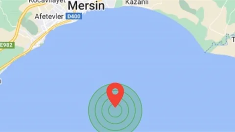 Mersin'de 2.2 Şiddetinde Deprem