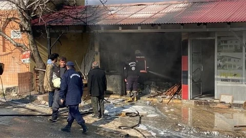 Çamlıyayla’da Korkutan Yangın