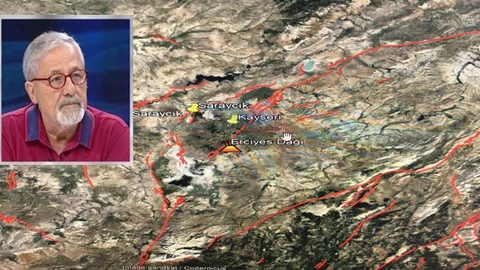 Naci Görür Kayseri'de Meydana Gelen Depremin Ardından Fayın Mersin'e Uzandığını Belirtti