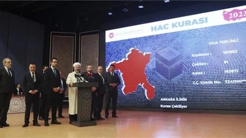 2023 Yılı Hac Kuraları Çekildi
