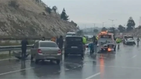 Otoyol'da Zincirleme Kaza