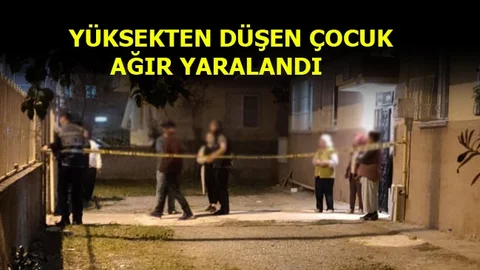 Yüksekten Düşen Çocuk Ağır Yaralandı