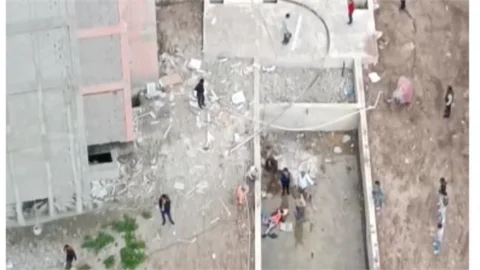 Mersin’de İş Kazası, İnşaat İşçisi Yüksekten Düştü