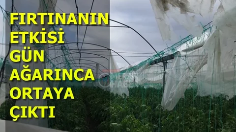 Mersin'de Fırtına Etkili Oluyor