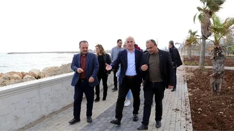 Sahil Kenarında Aralıksız Devam Eden İkinci Etap Yenileme Çalışmasında Sona Yaklaşıldı