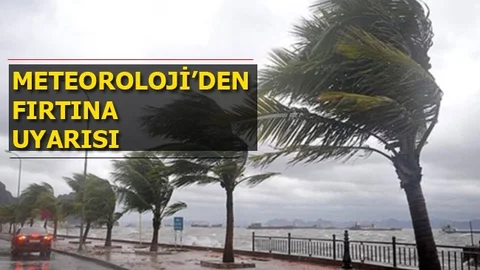 Mersin'de Fırtına Bekleniyor