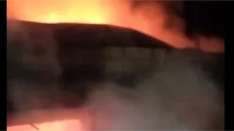 Alçı Yükü Taşıyan Tırda Yangın