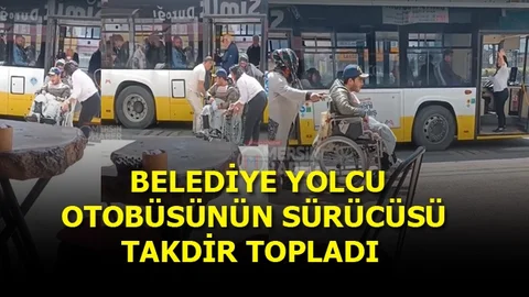 Otobüs Şoföründen Örnek Davranış